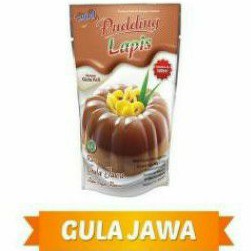 

Pudding Lapis NUTRIJELL pudding bubuk dengan santan rasa GULA JAWA 100gr