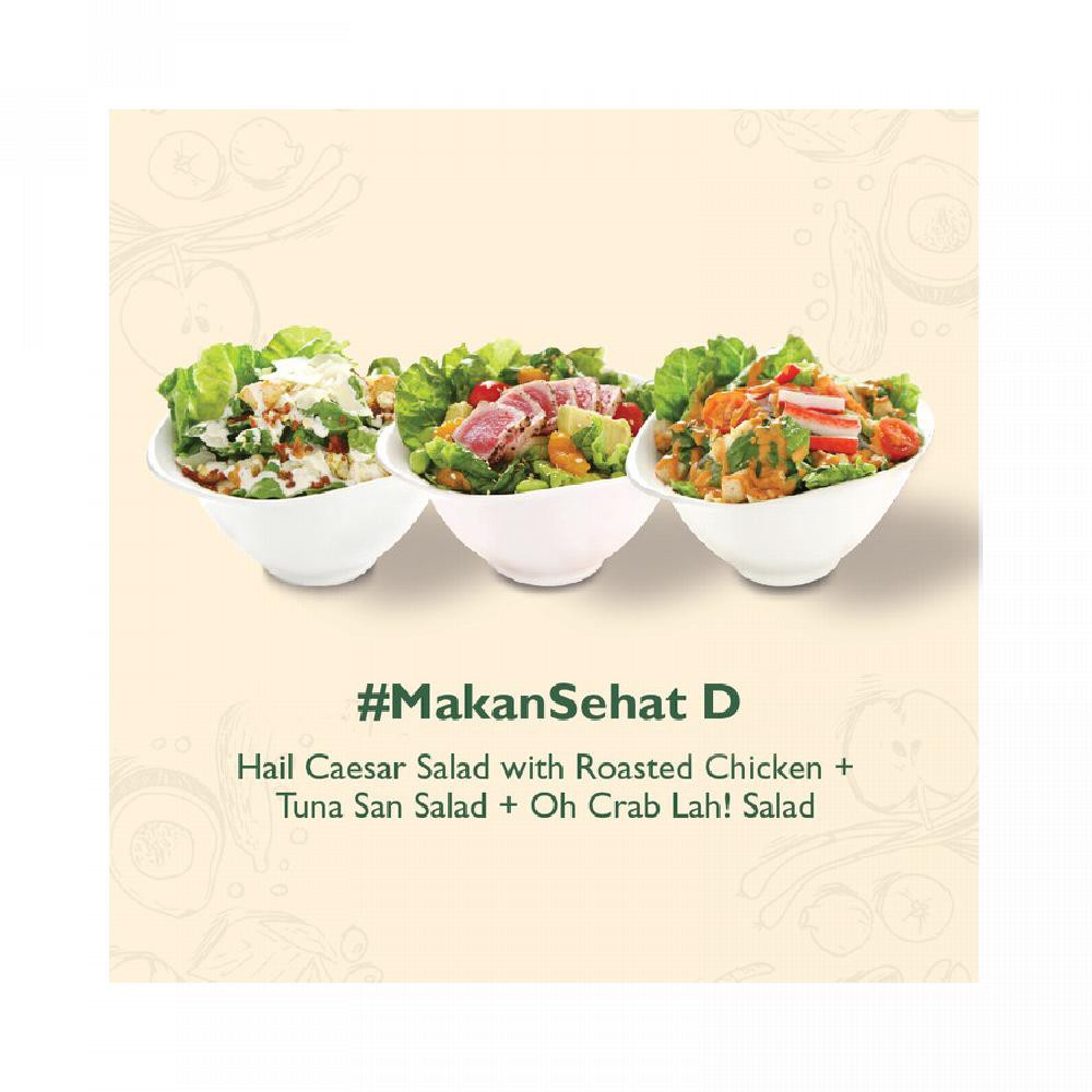 

SaladStop MakanSehatDiRumah D Paket untuk 3 orang