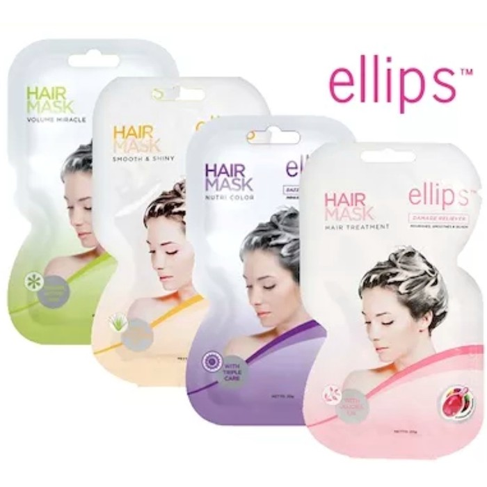 Ellips Hair Mask Hairmask Masker Vitamin Rambut Sachet 20 ...