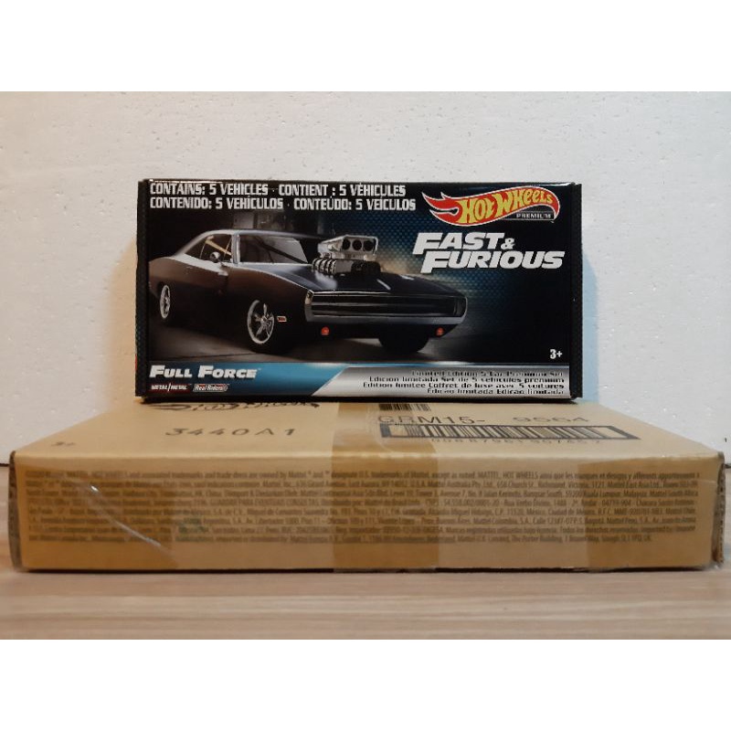 HOT WHEELS FULL FORCE SET SEGEL - FAST & FURIOUS