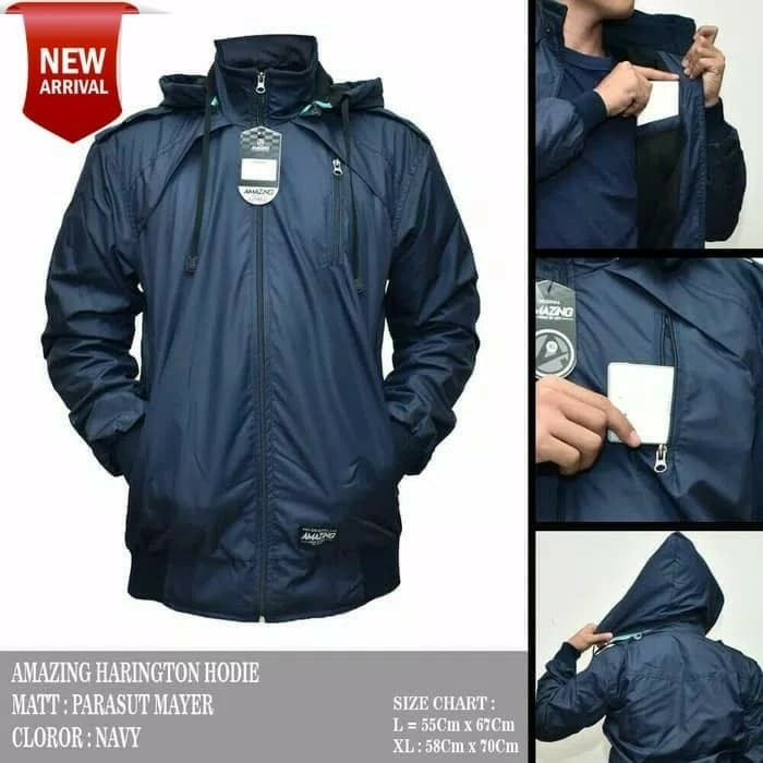 Jaket Anti Air / Jaket Vans Harrington /Jaket Parka Bommber Pria Cowok