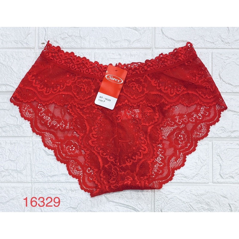 CD | Celana Dalam Wanita SOREX 16329 Semi Transparan Freesize