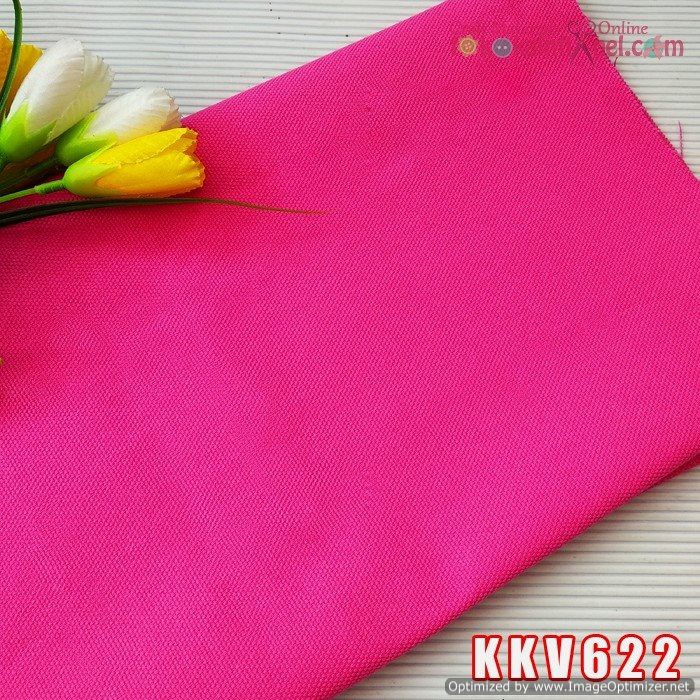 Kkv622 Ukuran 48x73cm Kain Kanvas Polos Pink Fanta Muda 