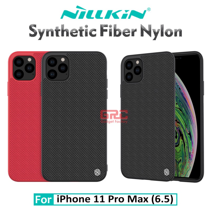 Hard Case iPhone 11 Pro Max 6.5 Nillkin Textured Nylon Fiber Casing Original