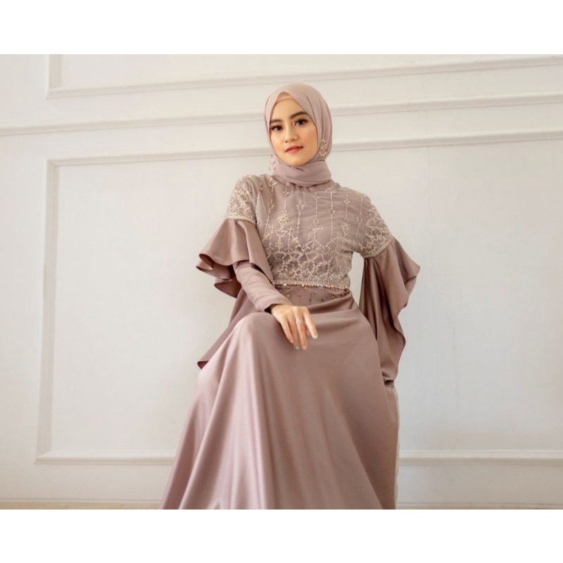 Gaun shivana-gaun resmi-gaun untuk lamaran-baju wisuda-gaun terbaru