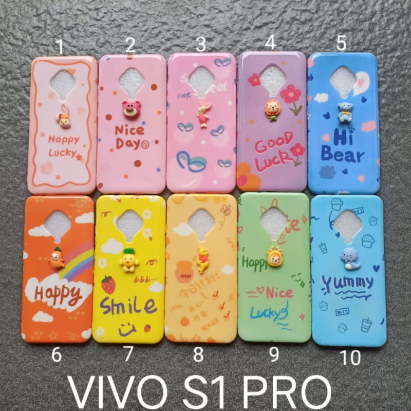 Case gambar Vivo S1 PRO motif cewek ( 5 motif ) soft softcase softshell silikon cover casing kesing housing