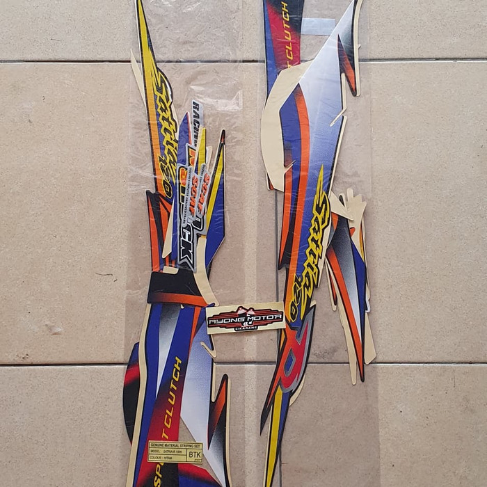 Striping Satria 2T Lumba 1999 Hitam Full