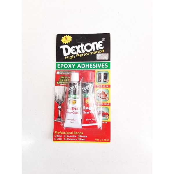 

Lem Dextone araldite 5 menit lem besi epoxy