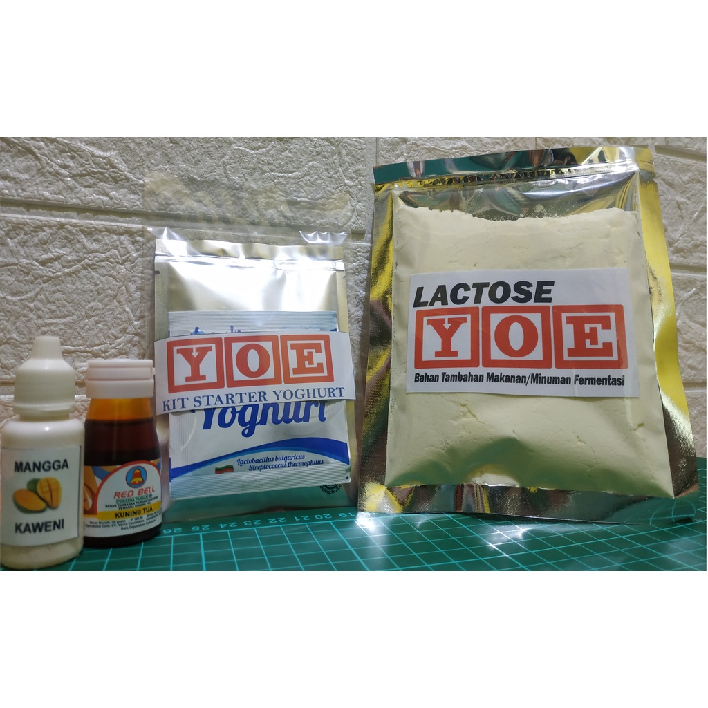 

Paket Pembuatan Yogurt dengan Lactose Pro Tinggi "teksture lembut agak sedikit berair" Yogurt alami