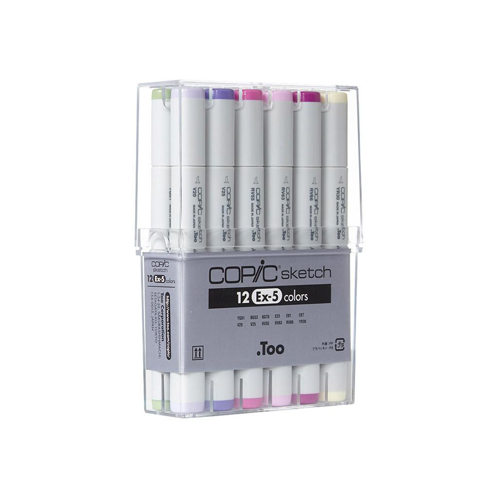 

COPIC Sketch 12 Color EX-5 - Ref.CSM/12E5