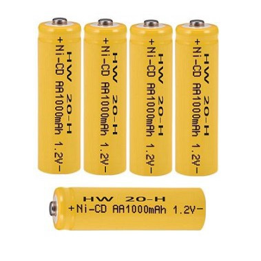 Baterai Rechargeable AA A2 Ni-Cd Isi Ulang 1000Mah Battery Batre bisa Cas kembali mainan mouse