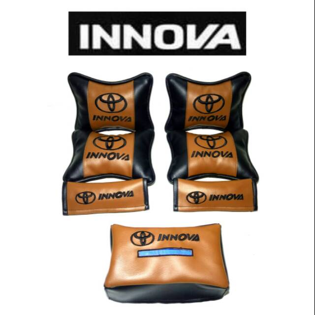 Bantal Aksesoris Kulit sintetis Toyota Innova