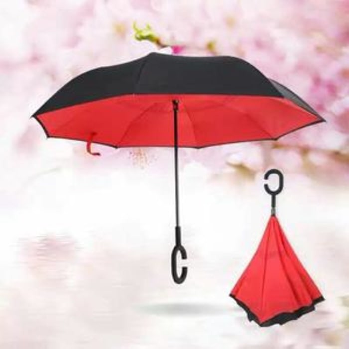 Payung Terbalik Reverse Kazbrella Umbrella Gagang C