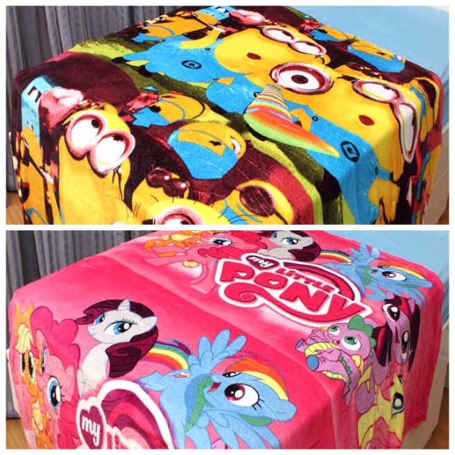 Selimut Dewasa Selimut Karakter Anak Little Pony Minion | Selimut Little Pony | Minio(E3O0) Selimut 