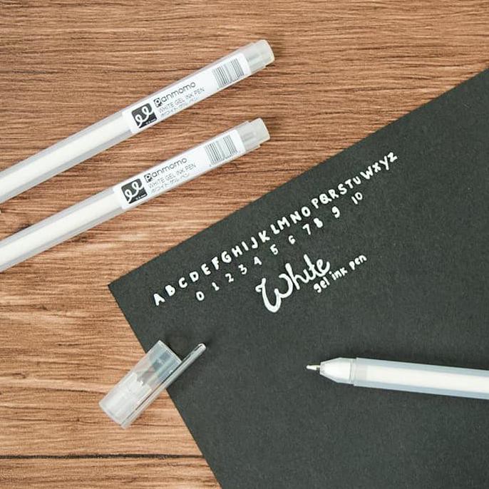 

Flower White Gel Ink Pen / Pulpen Gel / Pulpen