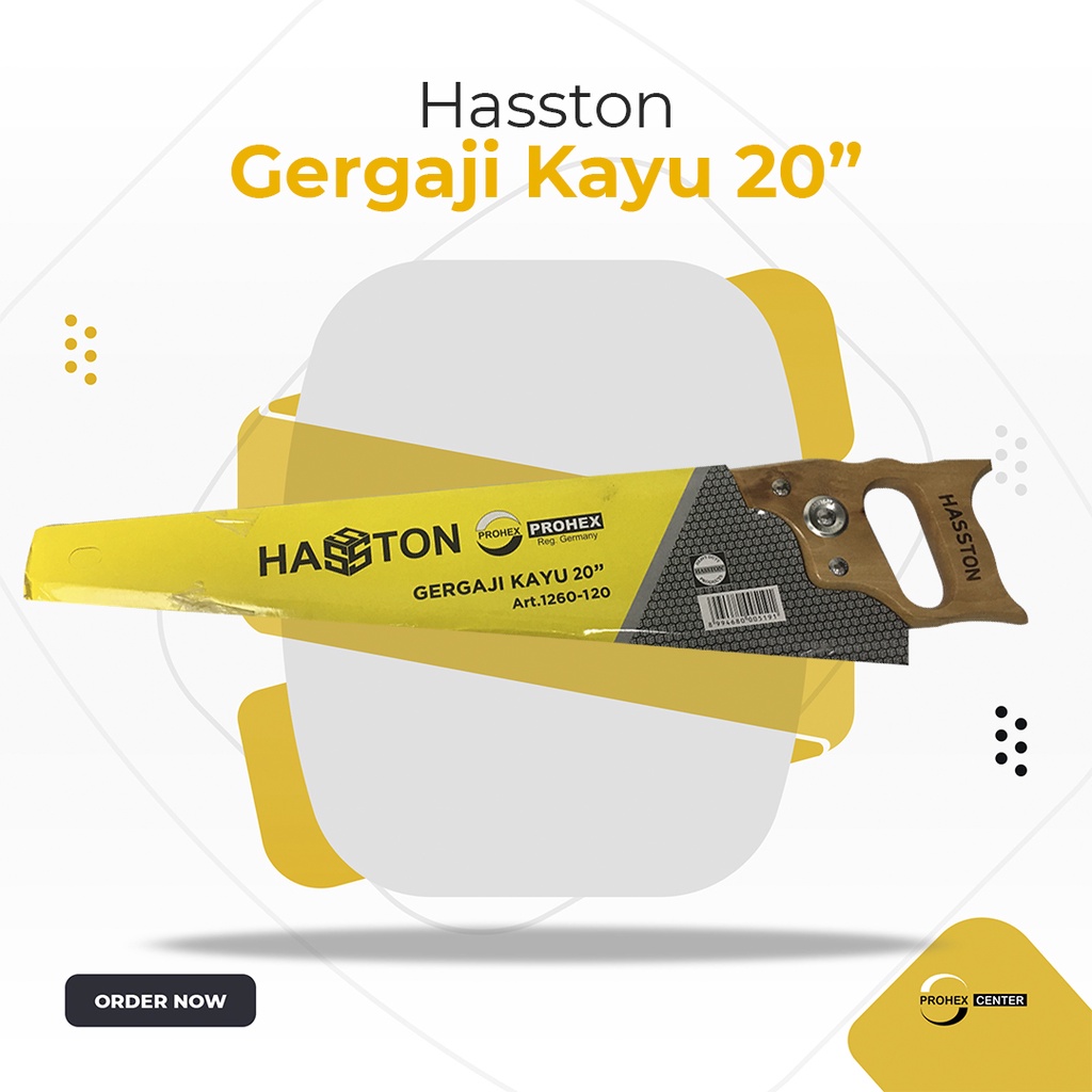 HASSTON Gergaji Kayu/ Gergaji Hasston Prohex / Gergaji GOLDEN CUT 20 inch