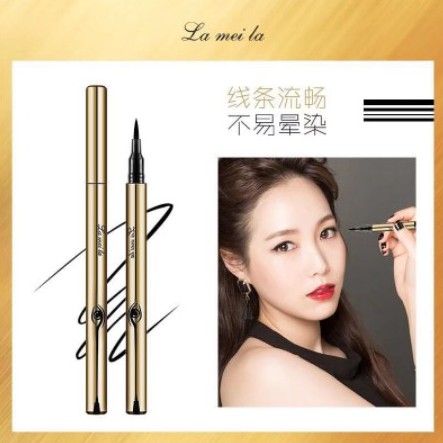 Lameila Eyeliner Anti Air &amp; Keringat Warna Gold / Silver DJ 1023