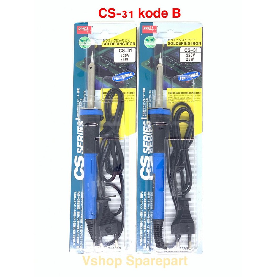 Solder Tangan Solder Goot CS-31 Kualitas Grade B 25w