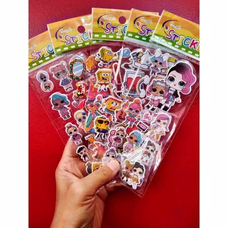

stiker sticker timbul pendek bts bt21 / stiker timbul karakter bts bt21