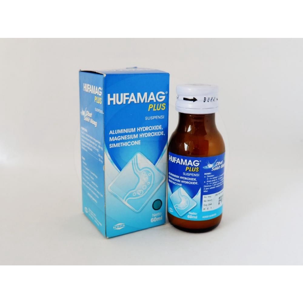 HUFAMAG PLUS SUSPENSI 60ML OBAT LAMBUNG MAAG