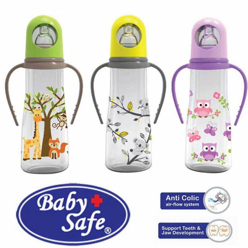 BABY SAFE FEEDING BOTTLE WITH HANDLE 250ml