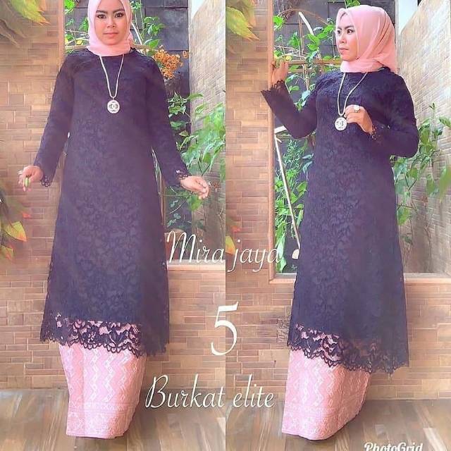 Stelan kebaya songket mewah