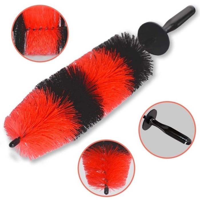 barokah gamis Sikat Velg Wheel Brush Sikat Detailing Panjang Ban Dalam Mobil Motor