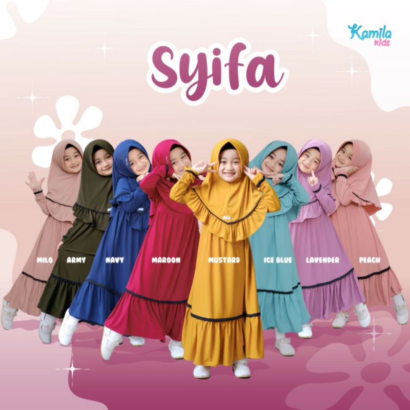 COD Syifa Kids by Kamila Kids / Gamis anak