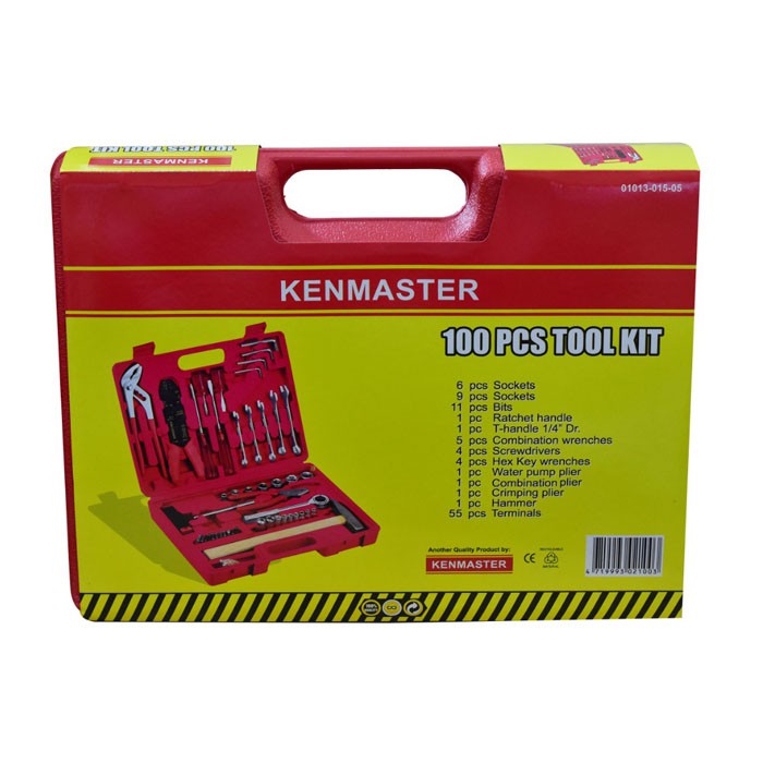 Kenmaster Tool Kit 100 Pcs N2 KM - Alat Tukang Lengkap 100pcs