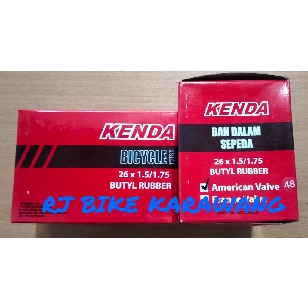 Ban Dalam Kenda 26 X 1.50 - 1.75 Schrader AV Pentil motor 48mm