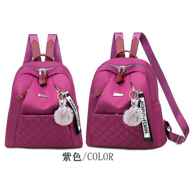 ( 2PC 1KG ) GTBI998012 NEW ARRIVAL TAS IMPORT  RANSEL TERBARU+ASESORIS