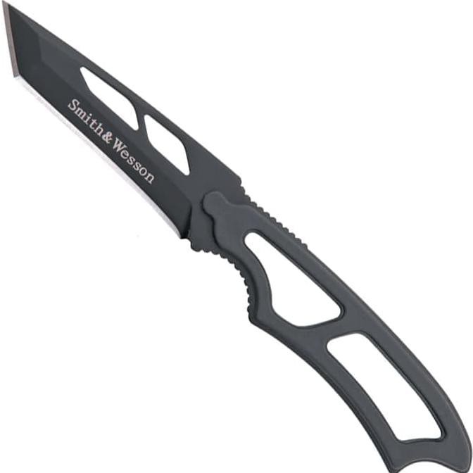 Pisau Berburu Stainless Steel edc Pisau camping Outdoor Smith & Wesson - goodjoibag