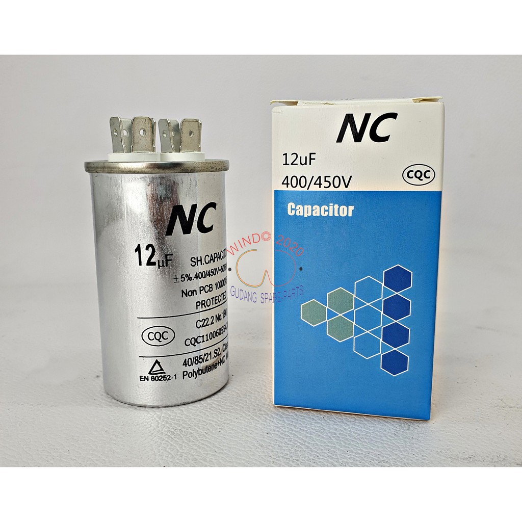 KAPASITOR NC | RUNNING CAPACITOR | KAPASITOR STARTING 2 KAKI | ALCO AC