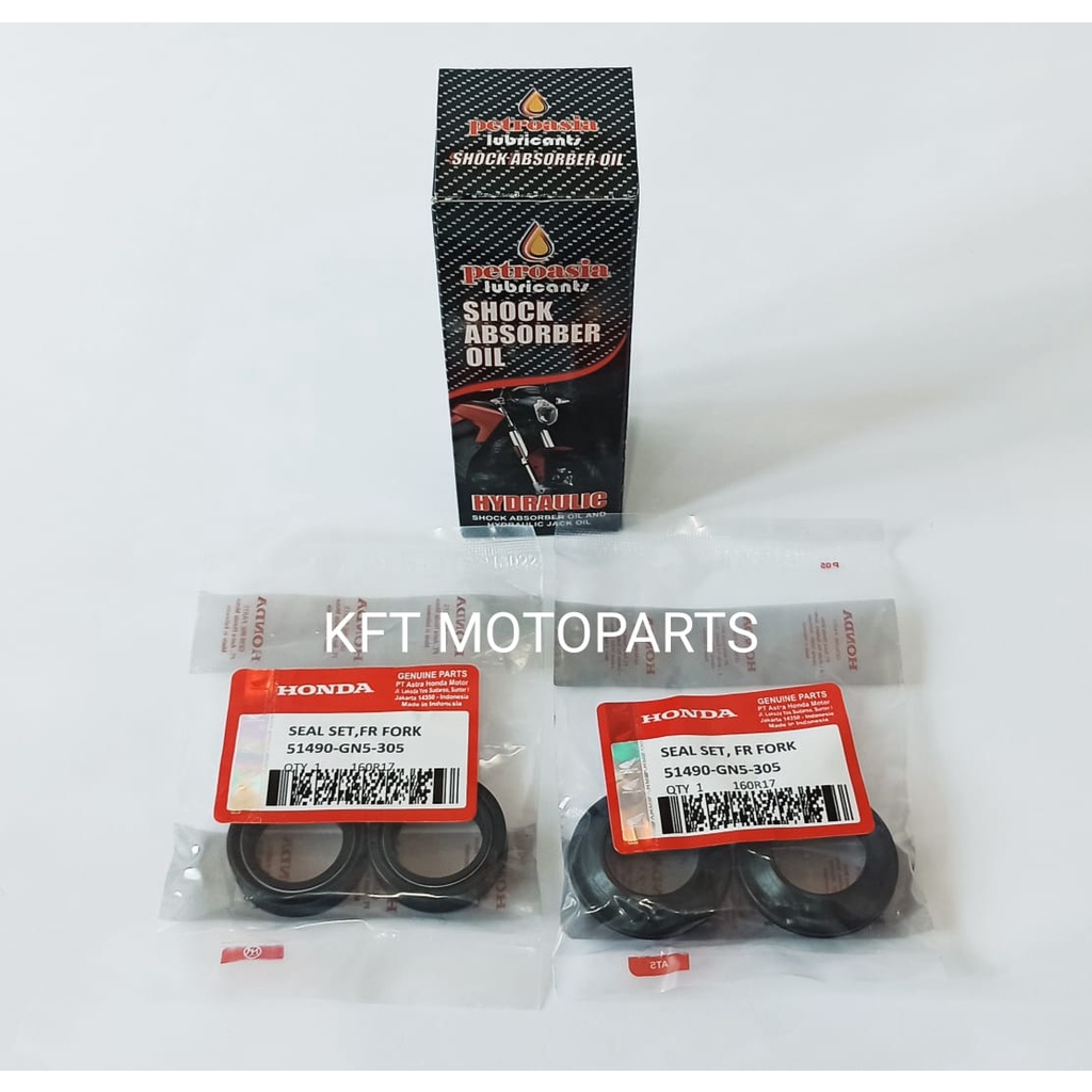 Seal Shock Depan Dan Oli Shock HONDA SUPRA FIT OLD SUPRA FIT NEW