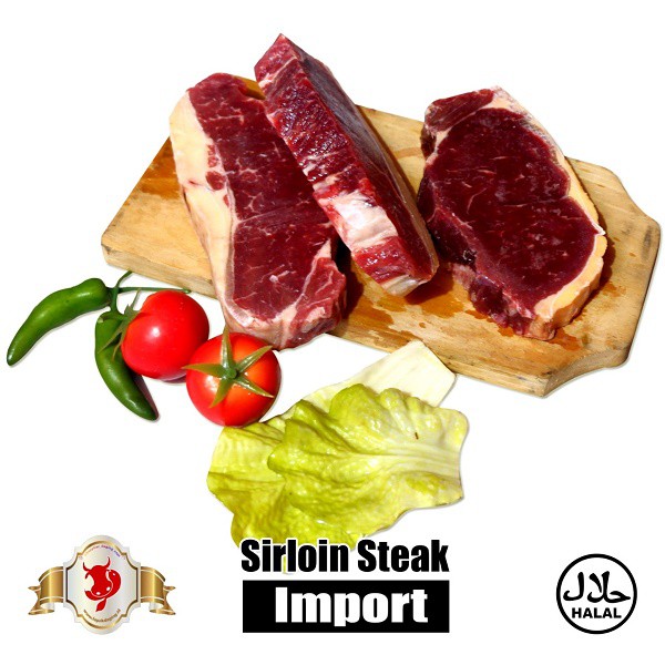 

Daging Sapi Sirloin / Has Luar @200gram