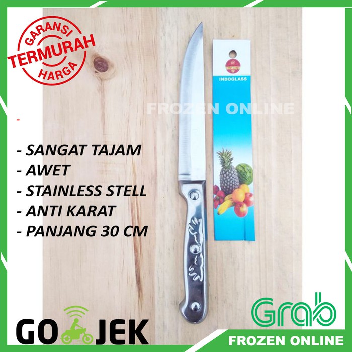 Pisau Dapur Stainless JEPANG Pisau Potong Daging Panjang Koki Chef