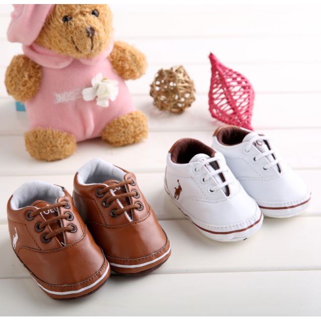 HappyOliver C134 Sepatu Prewalker Casual Anti Selip Sol Halus bayi dan anak laki cowok 0-18 Bulan