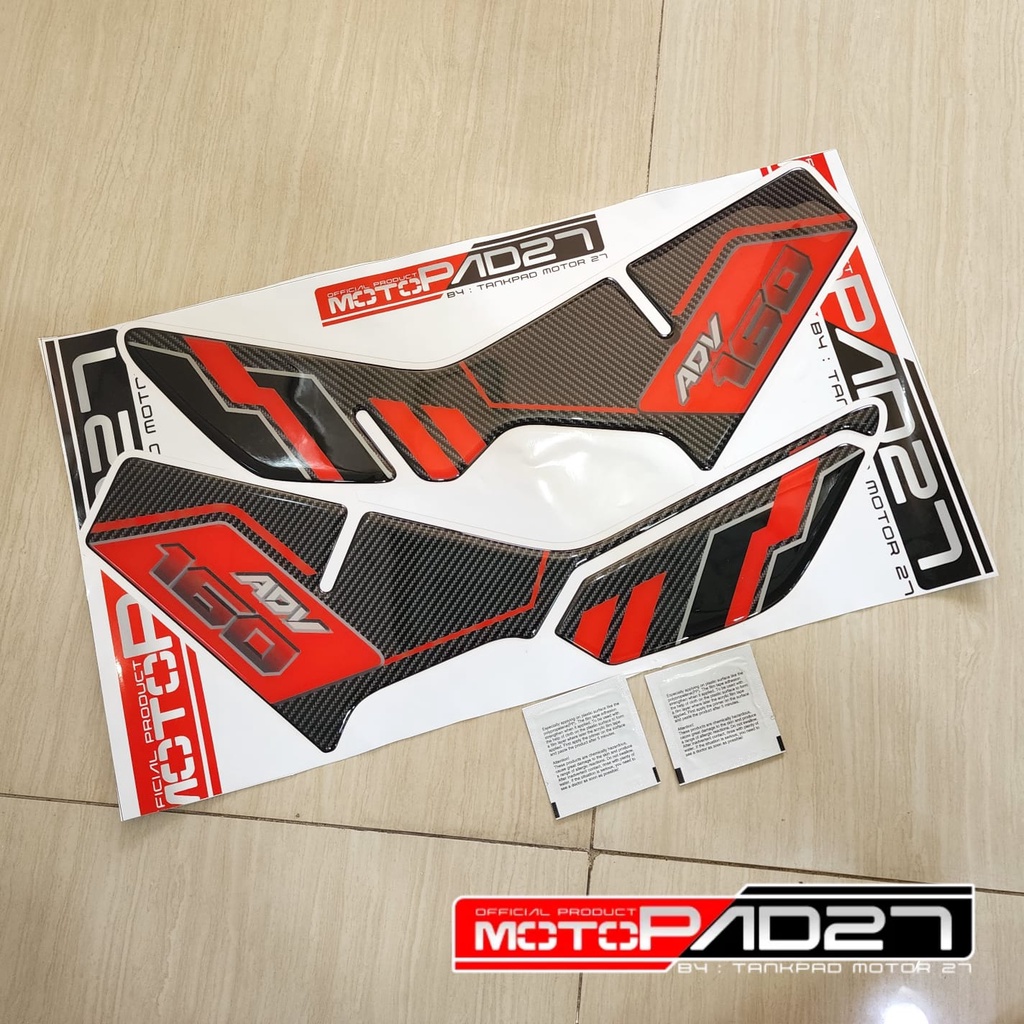 stiker sidepad honda ADV 160 resin premium