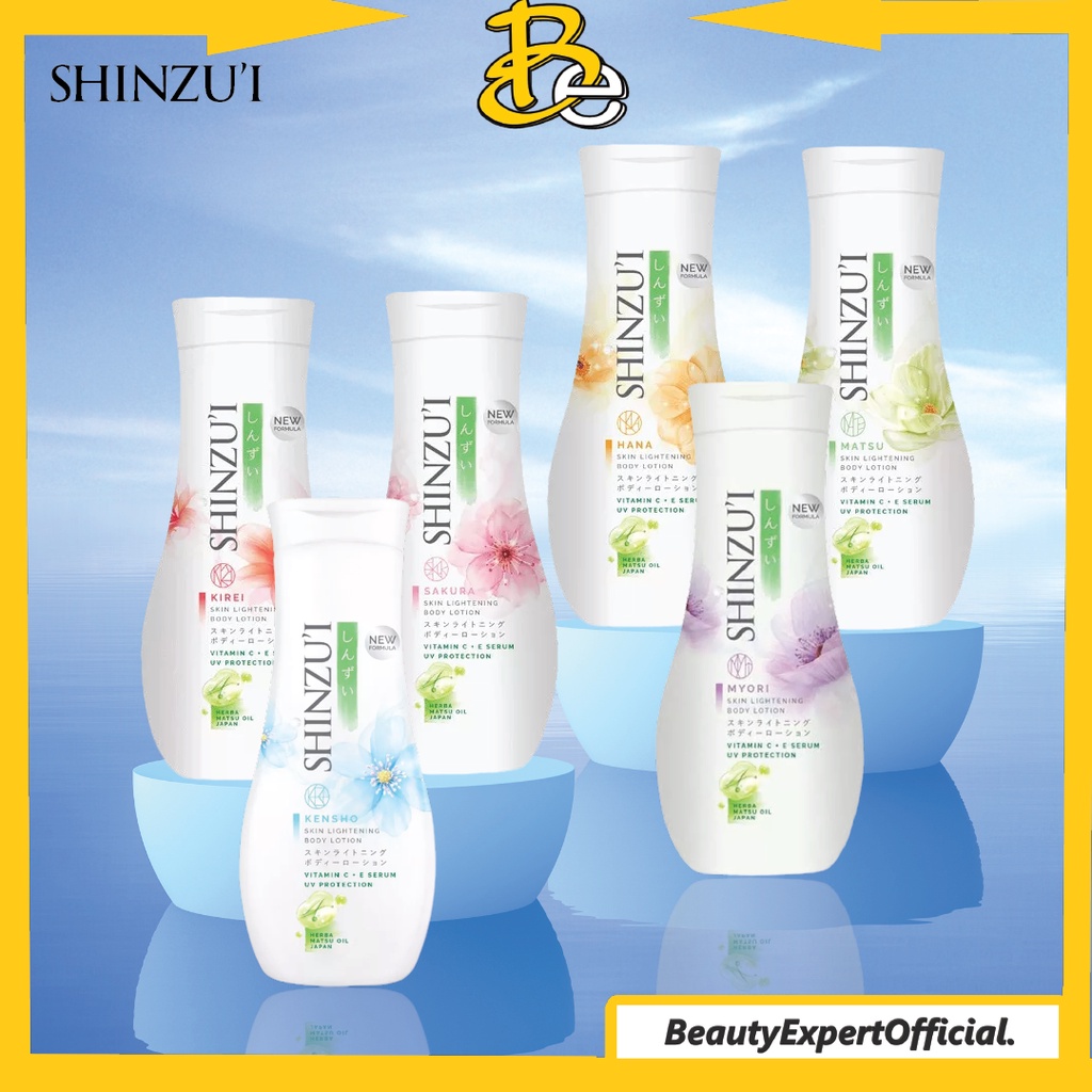 ⭐️ Beauty Expert ⭐️ Shinzui Body Lotion Skin Lightening 210ml - Matsu Sakura Kensho Kirei Myori Hana