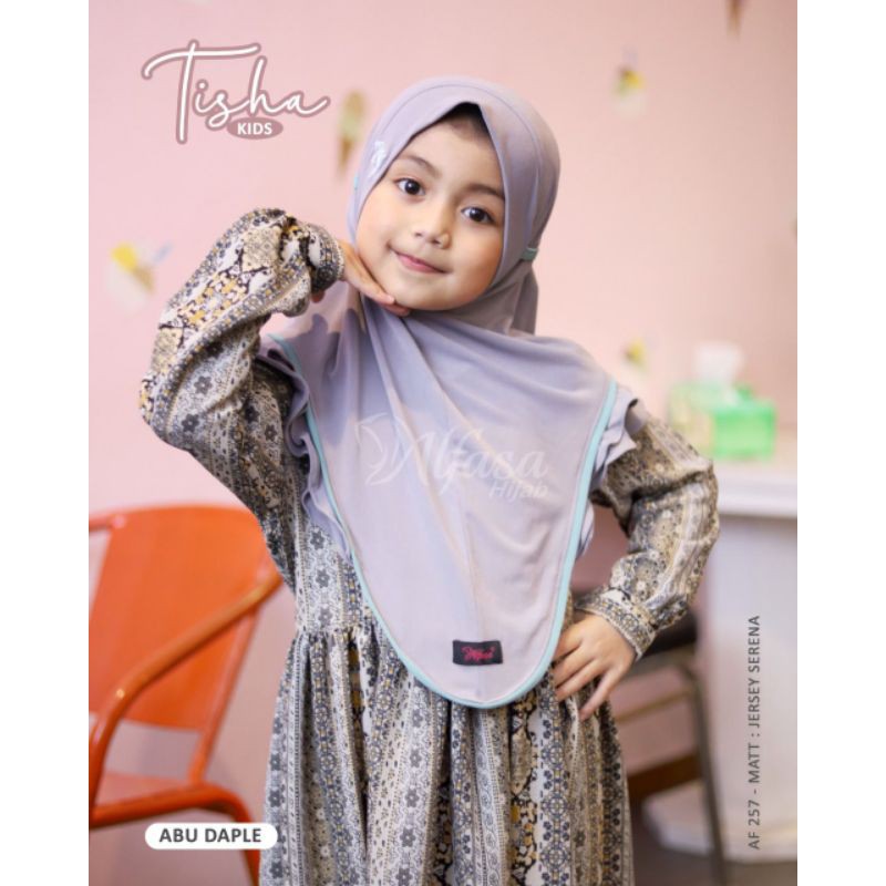Jilbab Bergo Anak Tisha Kids By Alfasa (ORI)