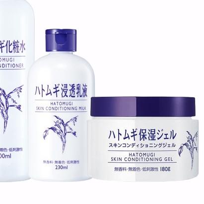 COD✔️Hatomugi Skin Conditioner Toner 500ml Original Japan / Skin Conditioner GEL Ori Jepang|SQ9