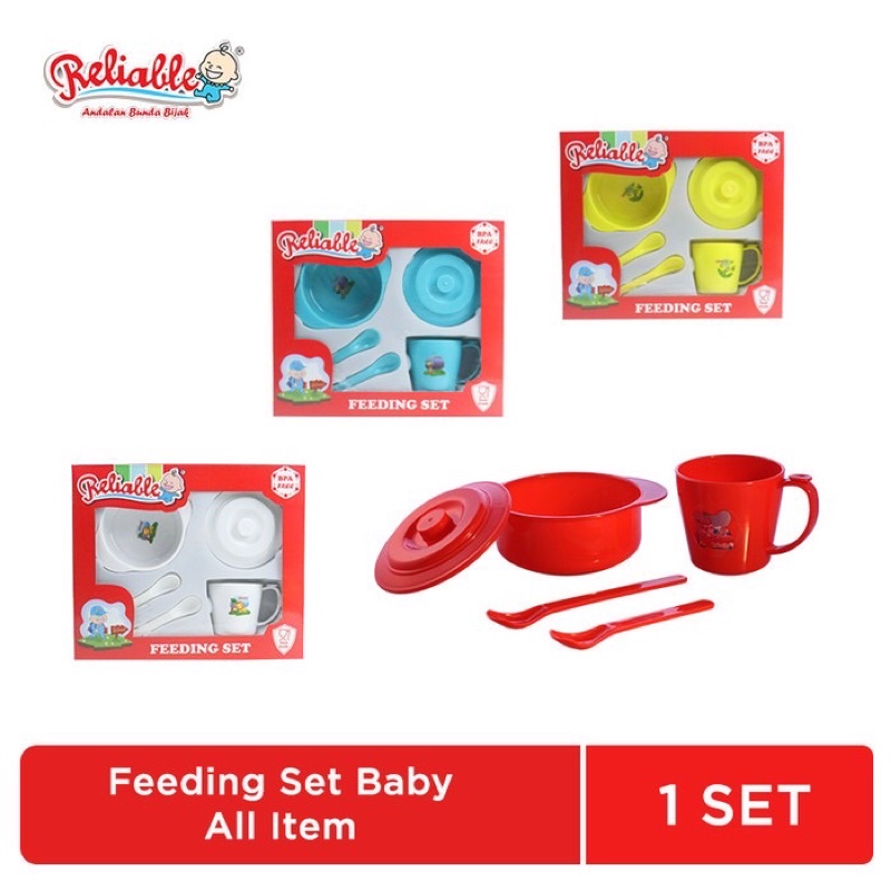 Reliable Feeding Set Tempat Makan Kecil Bayi | 5004