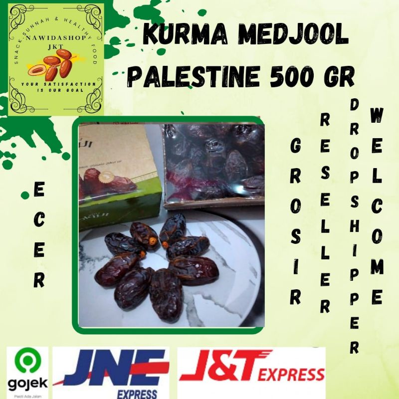 Kurma Medjool Palestine 500gr Enak Legit Grosir Reseller Jakarta