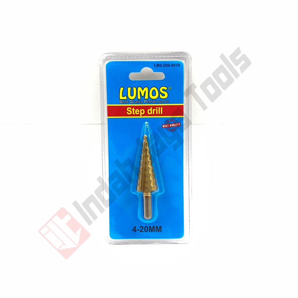 LUMOS SATUAN Step Drill 3-12 4-20 4-32 mm - Mata Bor Pagoda Besi