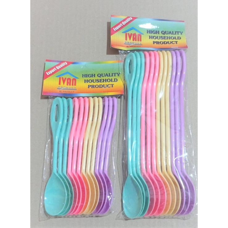 SENDOK ES / SENDOK ES PLASTIK PANJANG / SENDOK ES KECIL / SENDOK PUDING / SENDOK JUS / SENDOK PLASTI