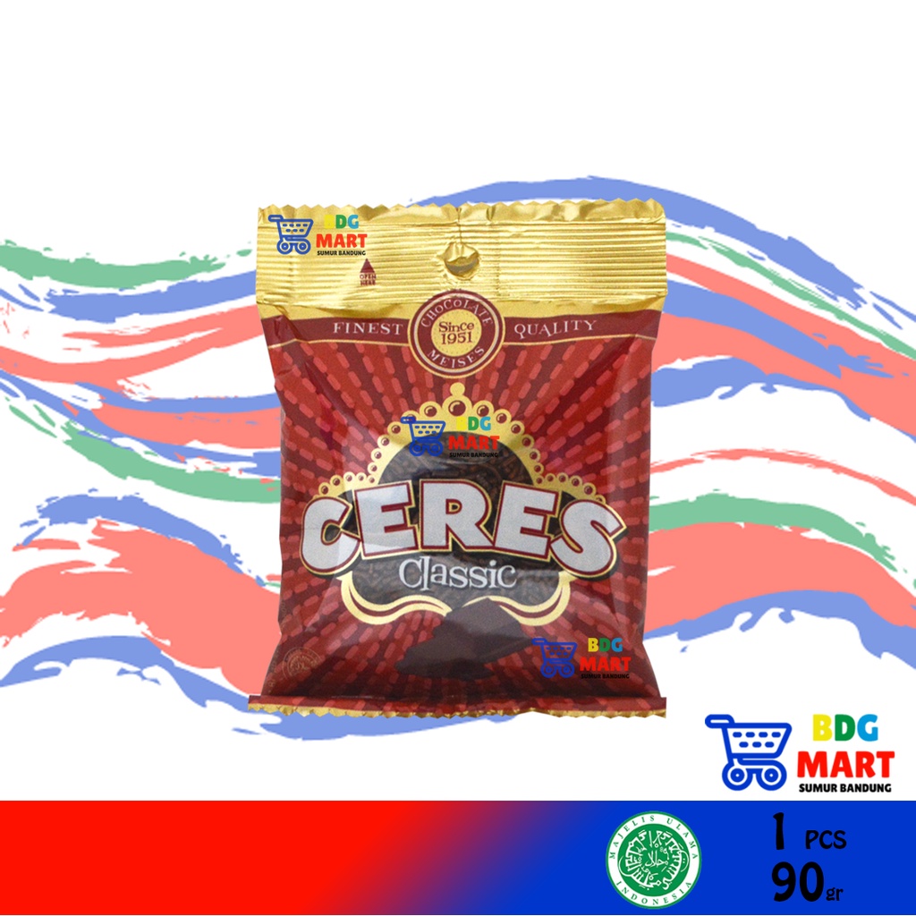 

PACK Ceres Classic Chocolate Meses Coklat Original Halal - 90gr