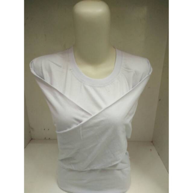 Kaos Oblong Panjang Putih Polos | Cotton Shirt | Kaos Polos | Kaos Cewek