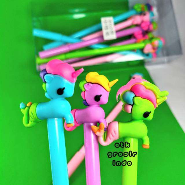 

Pulpen pen fancy Baby Unicorn - Pen lucu karakter Unicorn murah Atk grosir indo