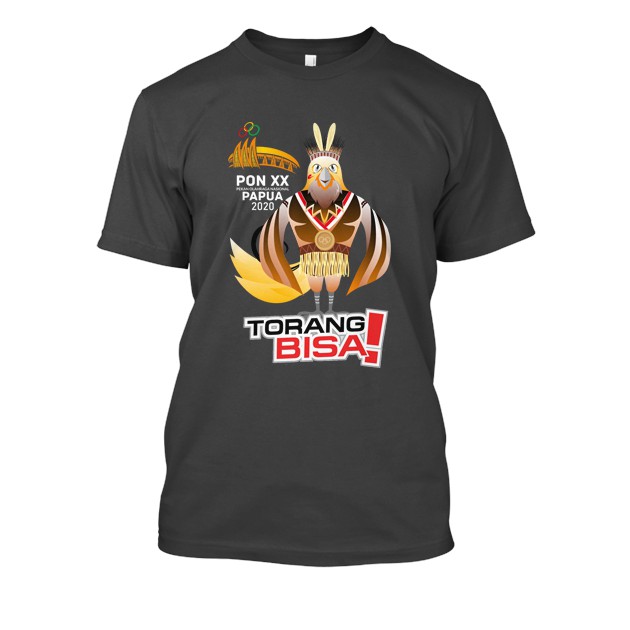 Kaos Maskot PON Papua XX | Kaos PON 2021 | Kaos PON Premium
