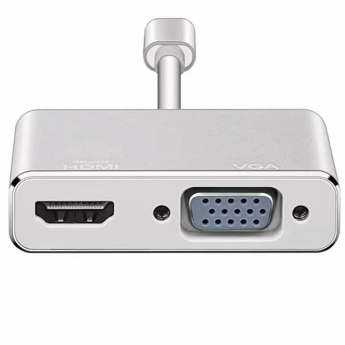 Converter USB Type C to VGA + multimedia